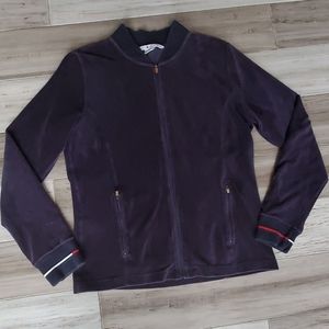 Vintage Tommy Hilfiger Full Zip Ribbed Athleisure Corduroy Casual Jacket Top